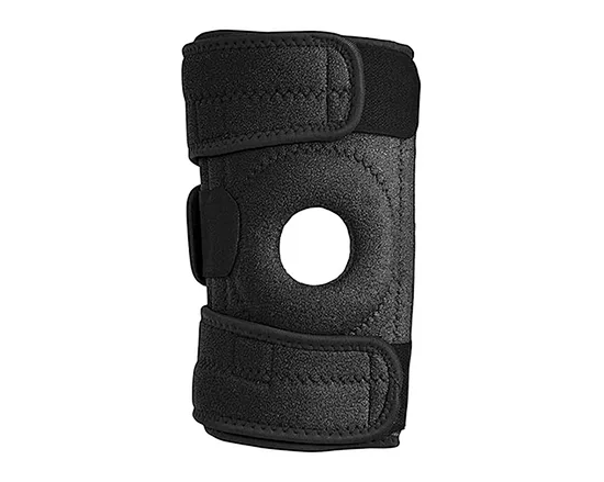 Double-sided metal spring stabilizers(4 springs) fit tightly with your knee joint which bind up the knee from all angles giving lateral and medial support ideal for weak knees and injured ligaments or doing exercise.